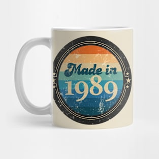 Retro Vintage Made In 1989 Mug